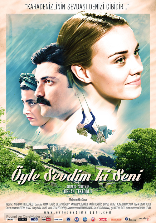 &Ouml;yle sevdim ki seni - Turkish Movie Poster