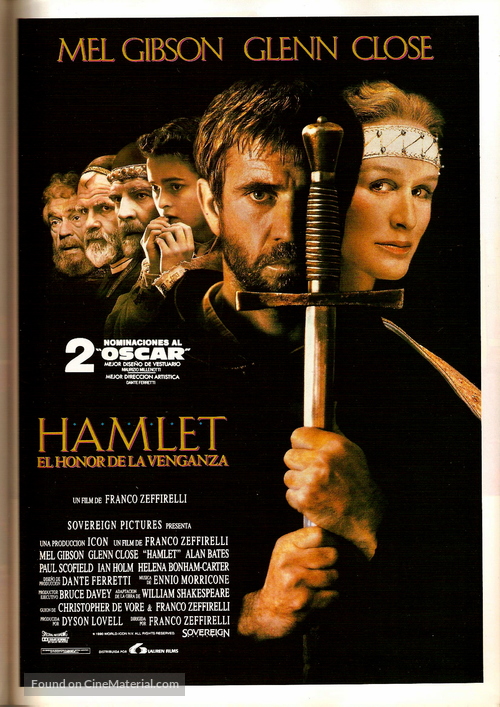 Hamlet - Spanish Movie Poster