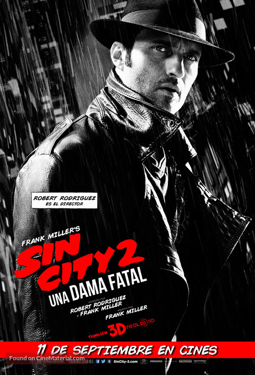 Sin City: A Dame to Kill For - Chilean Movie Poster