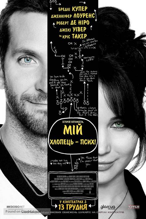 Silver Linings Playbook - Ukrainian Movie Poster