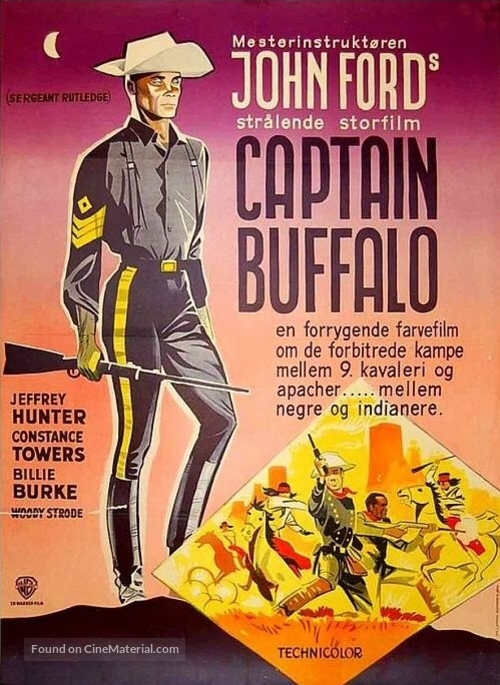 Sergeant Rutledge - Danish Movie Poster