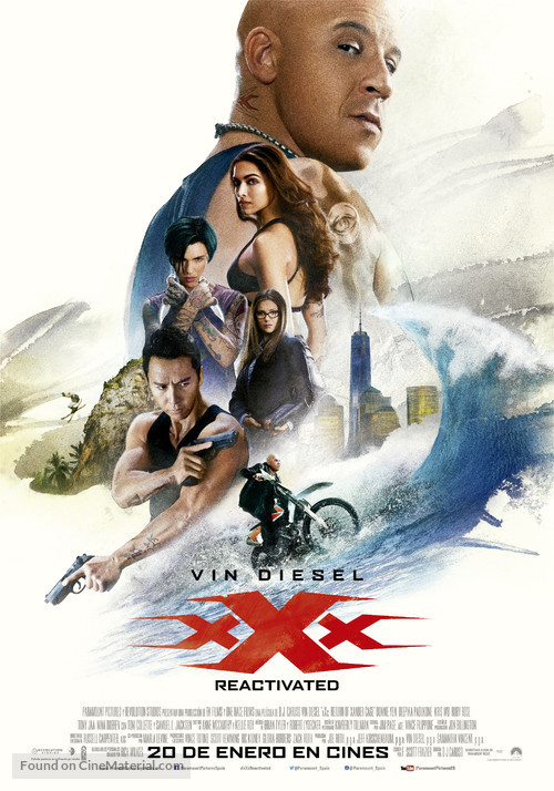 xXx: Return of Xander Cage - Spanish Movie Poster