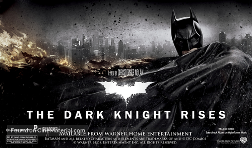 The Dark Knight Rises - Movie Poster