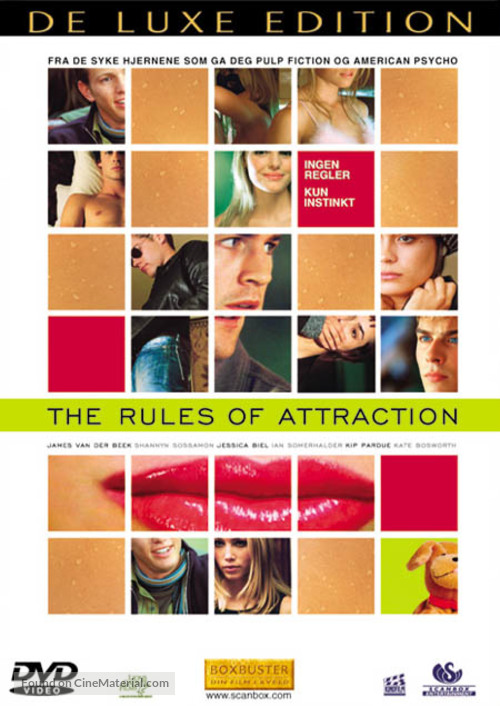 The Rules of Attraction - Norwegian DVD movie cover