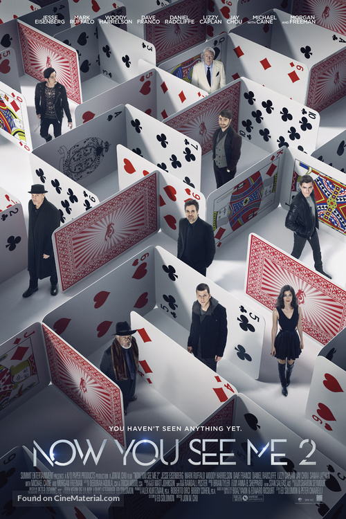 Now You See Me 2 - Danish Movie Poster