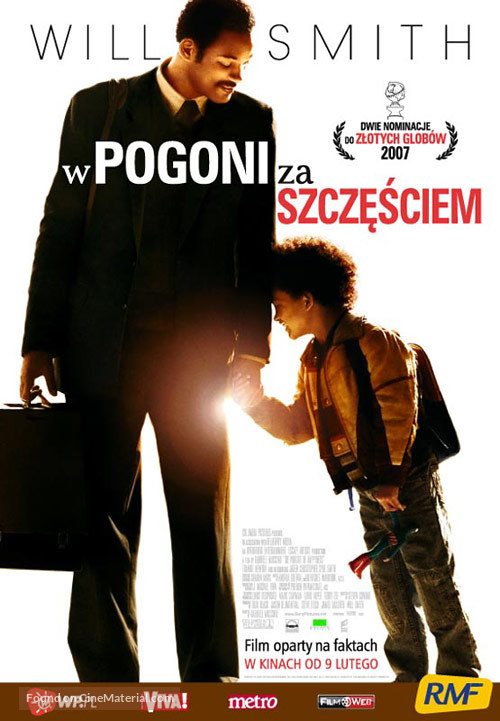 The Pursuit of Happyness - Polish Movie Poster