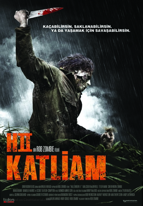 Halloween II - Turkish Movie Poster