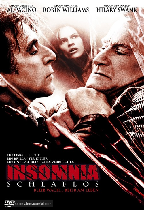 Insomnia - German DVD movie cover