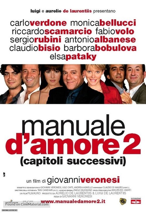 Manuale d&#039;amore 2 (Capitoli successivi) - Italian Movie Poster