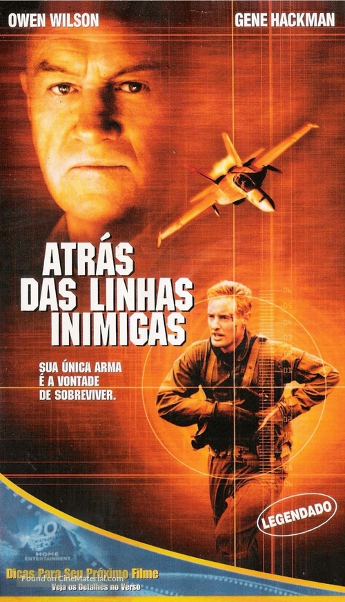 Behind Enemy Lines - Brazilian VHS movie cover