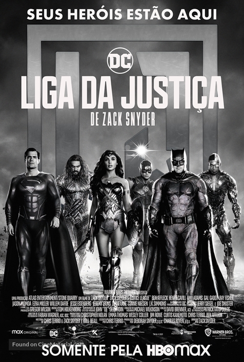 Zack Snyder&#039;s Justice League - Brazilian Movie Poster