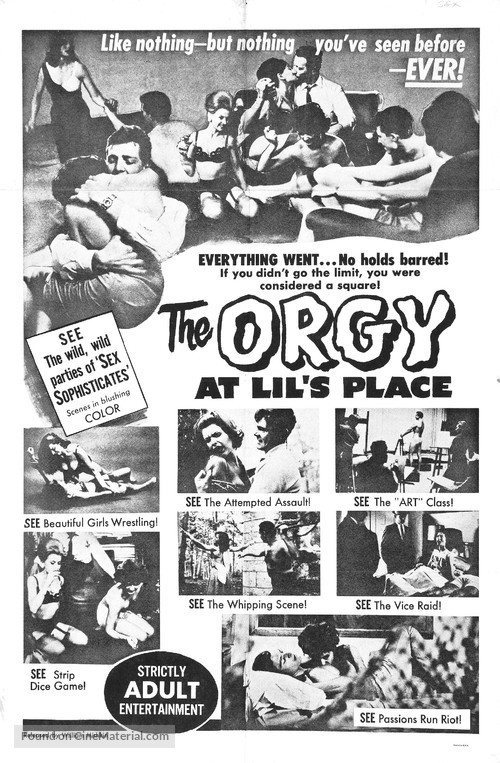 Orgy at Lil&#039;s Place - Movie Poster