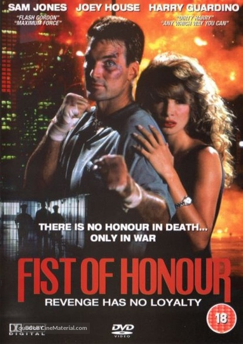 Fist of Honor - British DVD movie cover