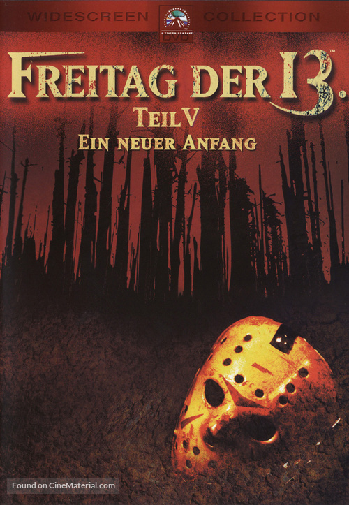 Friday the 13th: A New Beginning - German Movie Cover