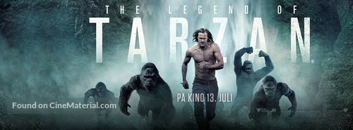 The Legend of Tarzan - Norwegian Movie Poster