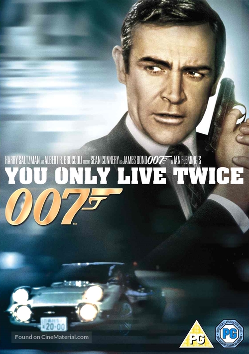 You Only Live Twice - British DVD movie cover