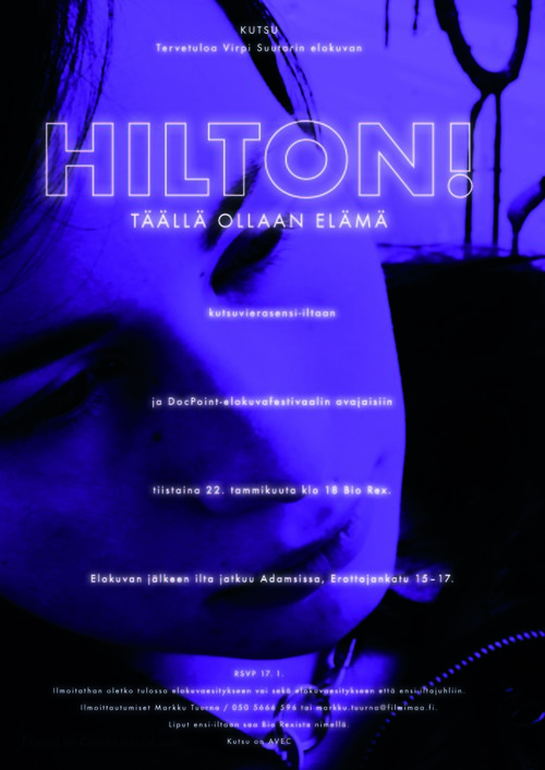 Hilton! - Finnish Movie Poster