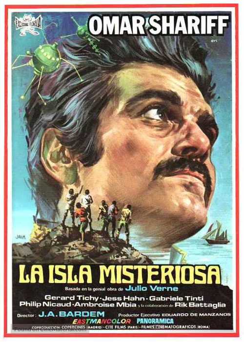 Isla misteriosa y el capit&aacute;n Nemo, La - Spanish Movie Poster