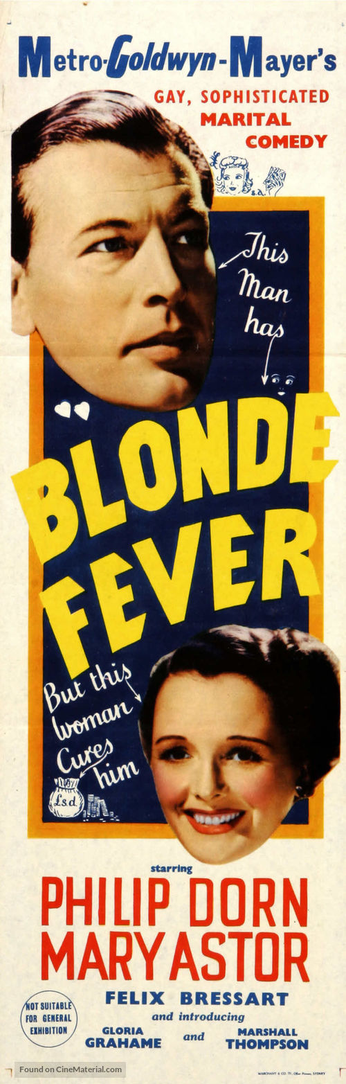 Blonde Fever - Australian Movie Poster