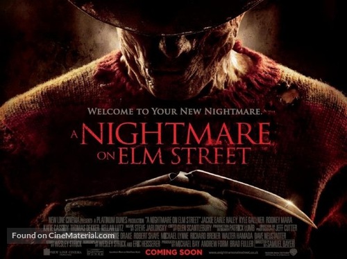 A Nightmare on Elm Street - British Movie Poster