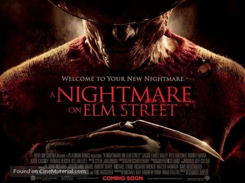 A Nightmare on Elm Street - British Movie Poster