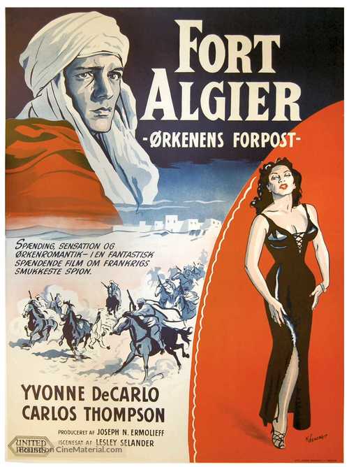 Fort Algiers - Danish Movie Poster