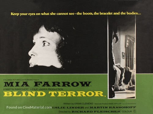 Blind Terror - British Movie Poster