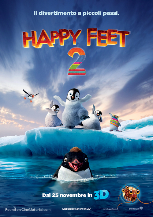 Happy Feet Two - Italian Movie Poster