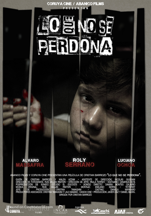 Lo que no se perdona - Argentinian Movie Poster