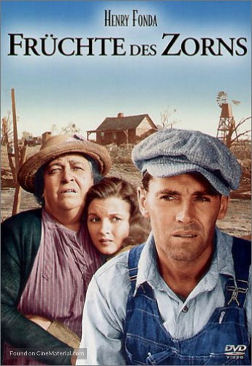 The Grapes of Wrath - Austrian DVD movie cover