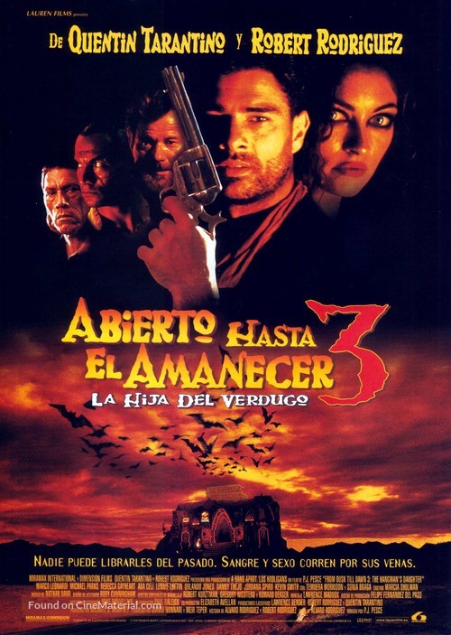 From Dusk Till Dawn 3: The Hangman&#039;s Daughter - Spanish Movie Poster