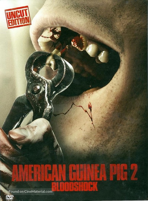 American Guinea Pig: Bloodshock - Austrian DVD movie cover