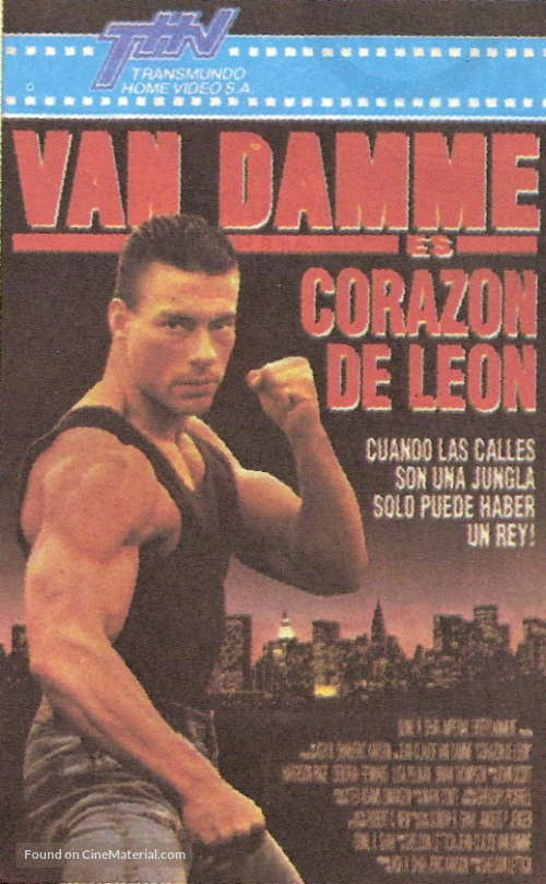 Lionheart - Argentinian VHS movie cover