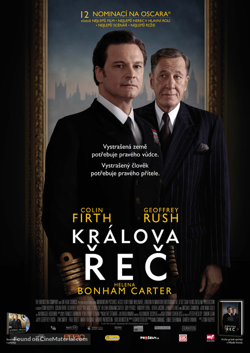 The King&#039;s Speech - Czech Movie Poster