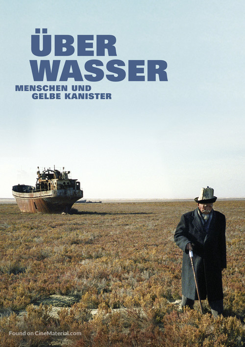 &Uuml;ber Wasser: Menschen und gelbe Kanister - Austrian poster