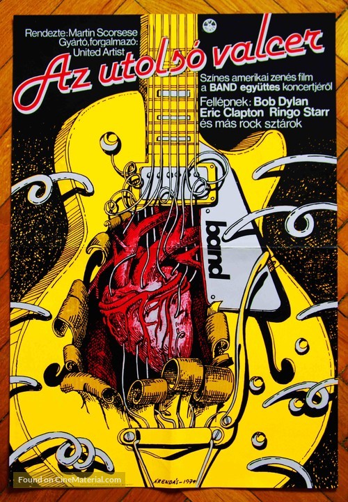The Last Waltz - Hungarian Movie Poster