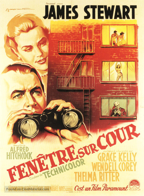 Rear Window - French Movie Poster