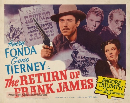 The Return of Frank James - Movie Poster