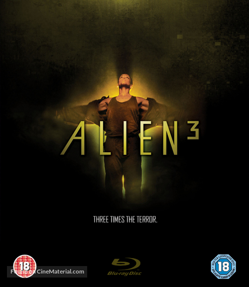 Alien 3 - British Blu-Ray movie cover