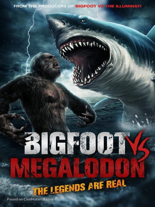 Bigfoot vs Megalodon - Movie Poster