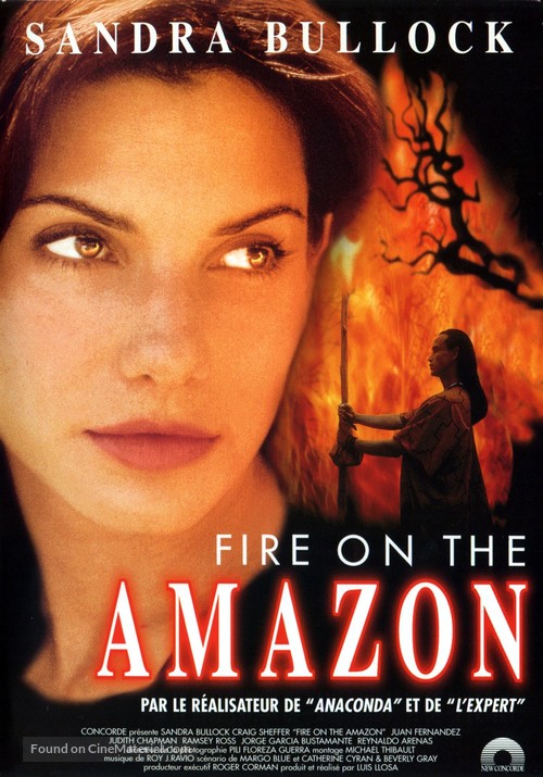 Fire on the Amazon - French DVD movie cover