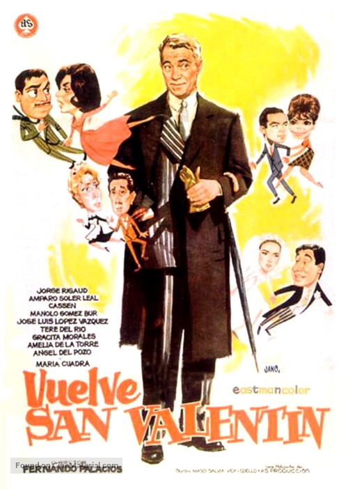 Vuelve San Valent&iacute;n - Spanish Movie Poster