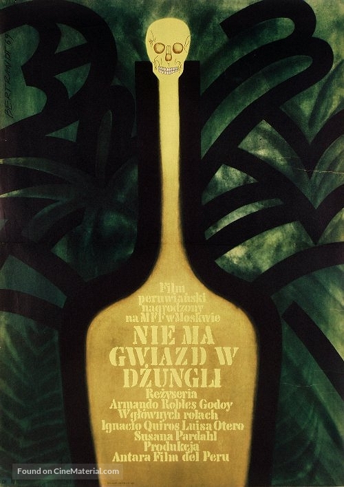 En la selva no hay estrellas - Polish Movie Poster