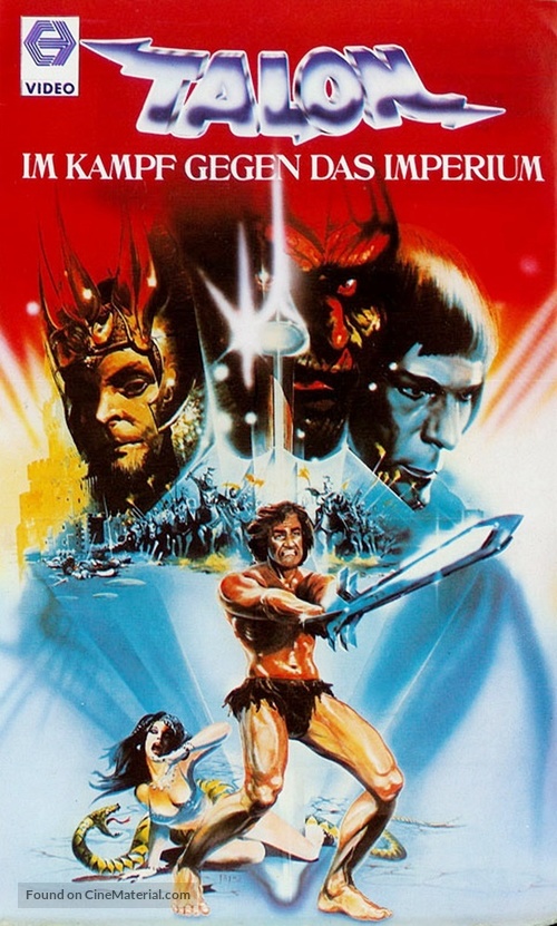 The Sword and the Sorcerer - German VHS movie cover