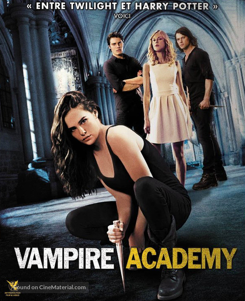 Vampire Academy - French Blu-Ray movie cover