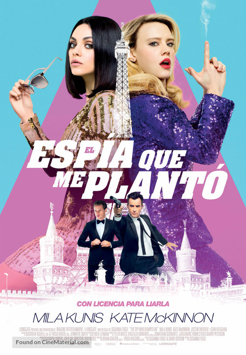 The Spy Who Dumped Me - Spanish Movie Poster