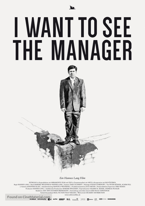 I Want to See the Manager - German Movie Poster