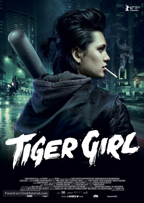 Tiger Girl - German Movie Poster