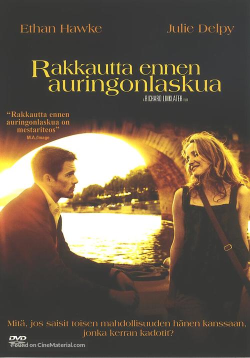 Before Sunset - Finnish Movie Cover