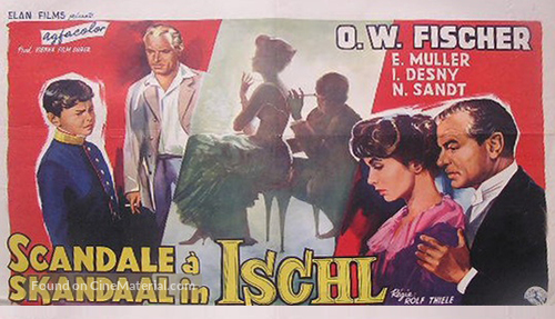 Skandal in Ischl - Belgian Movie Poster